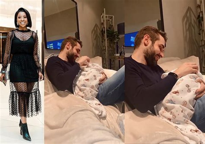 Pearl Modiadie Shares Cool Photo Of Herself And Her White Baby Daddy (Photo)