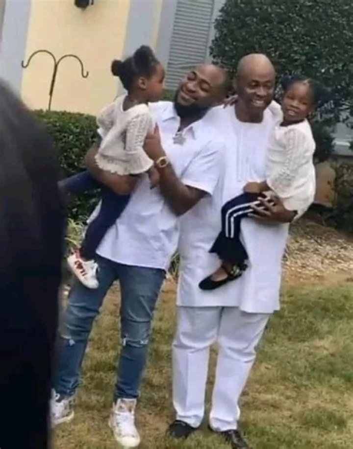 See Cute Photos of Davido’s 3 Daughters And Tell Us Which Of Them Rocks Like The Father